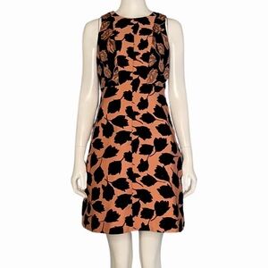 Ann Taylor Mixed Media Floral Sleeveless Sheath Dress